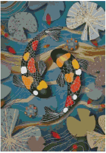 ZAi-2122 Fishes Diamond Painting