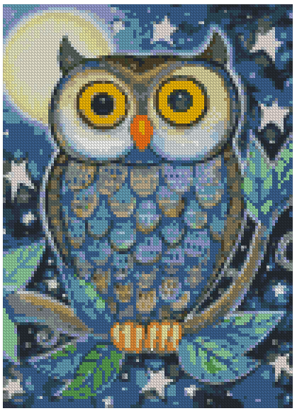 ZAi-2126 Owl Diamond Painting