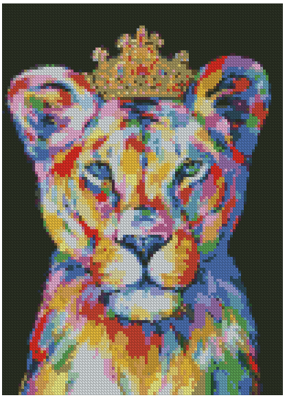 ZAi-2130 Lioness Diamond Painting