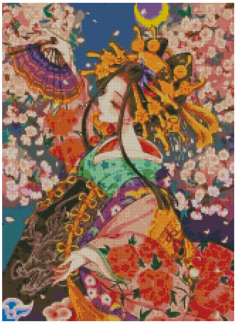 ZAi-2133 Geisha Diamond Painting
