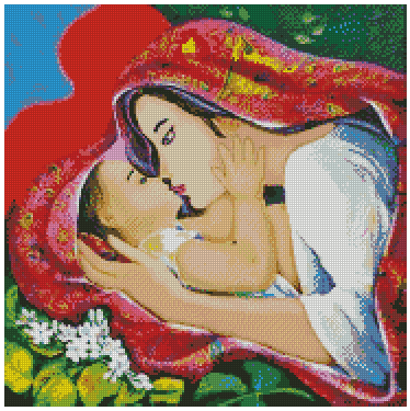 ZAi-2145 Mother and Child Diamond Painting