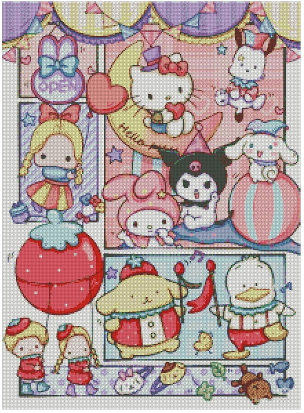 ZAi-2472 Sanrio Diamond Painting