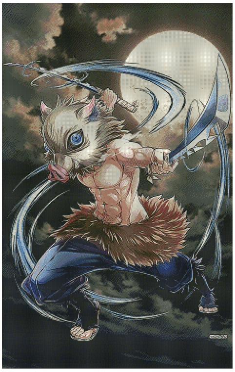 ZAi-2488 Demon Slayer Diamond Painting*