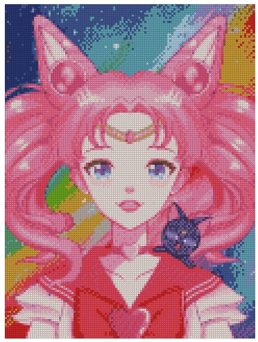 ZAi-2516 Sailormoon Princess Diamond Painting