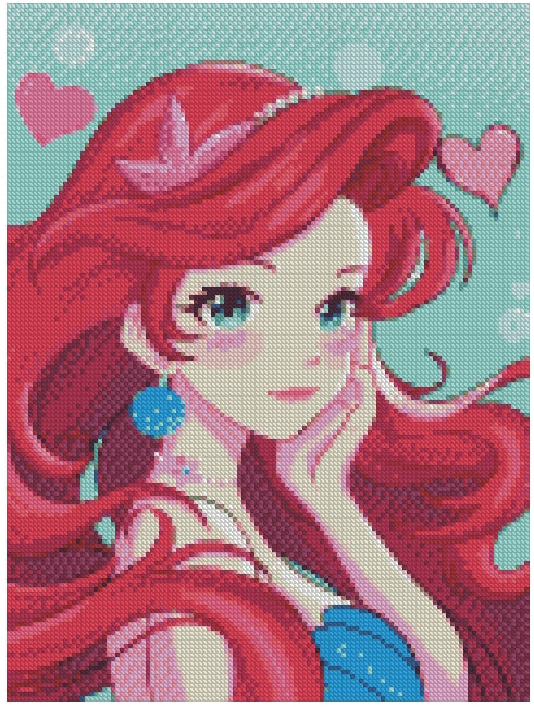 ZAi-2519 Disney Princess Diamond Painting