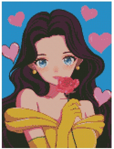 ZAi-2520 Disney Princess Diamond Painting