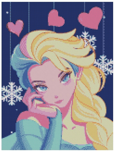 ZAi-2521 Disney Princess Diamond Painting