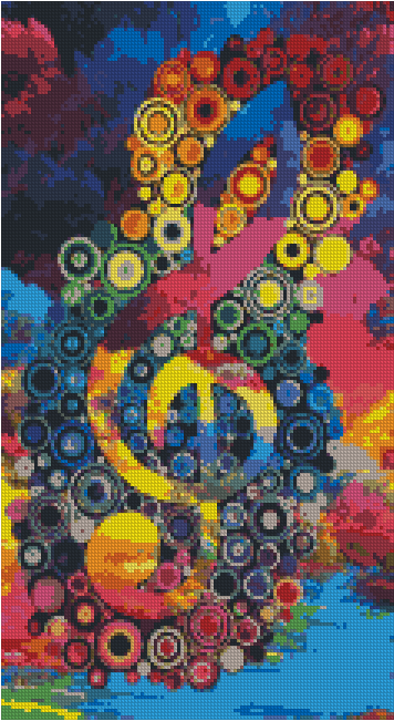 ZAi-423 Music Diamond Painting