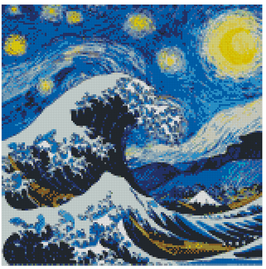 ZAi-438 The Great Wave off Kanagawa Diamond Painting