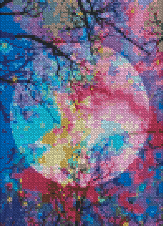 ZAi-603 Moon Diamond Painting