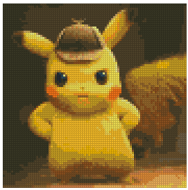 ZAi-637 Pikachu Pokemon Diamond Painting