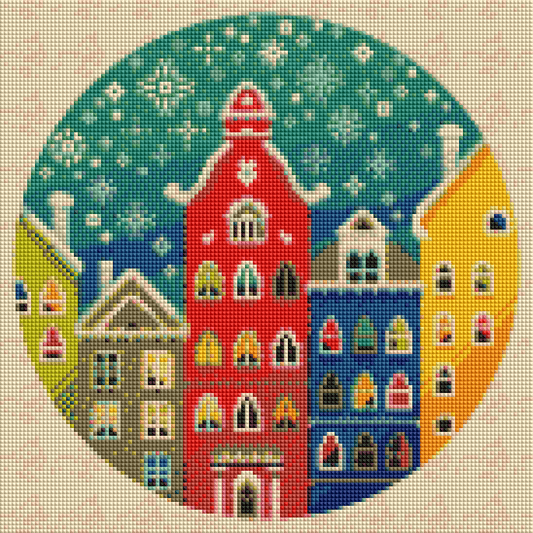 ZAi- 2777 Scenery Diamond Painting