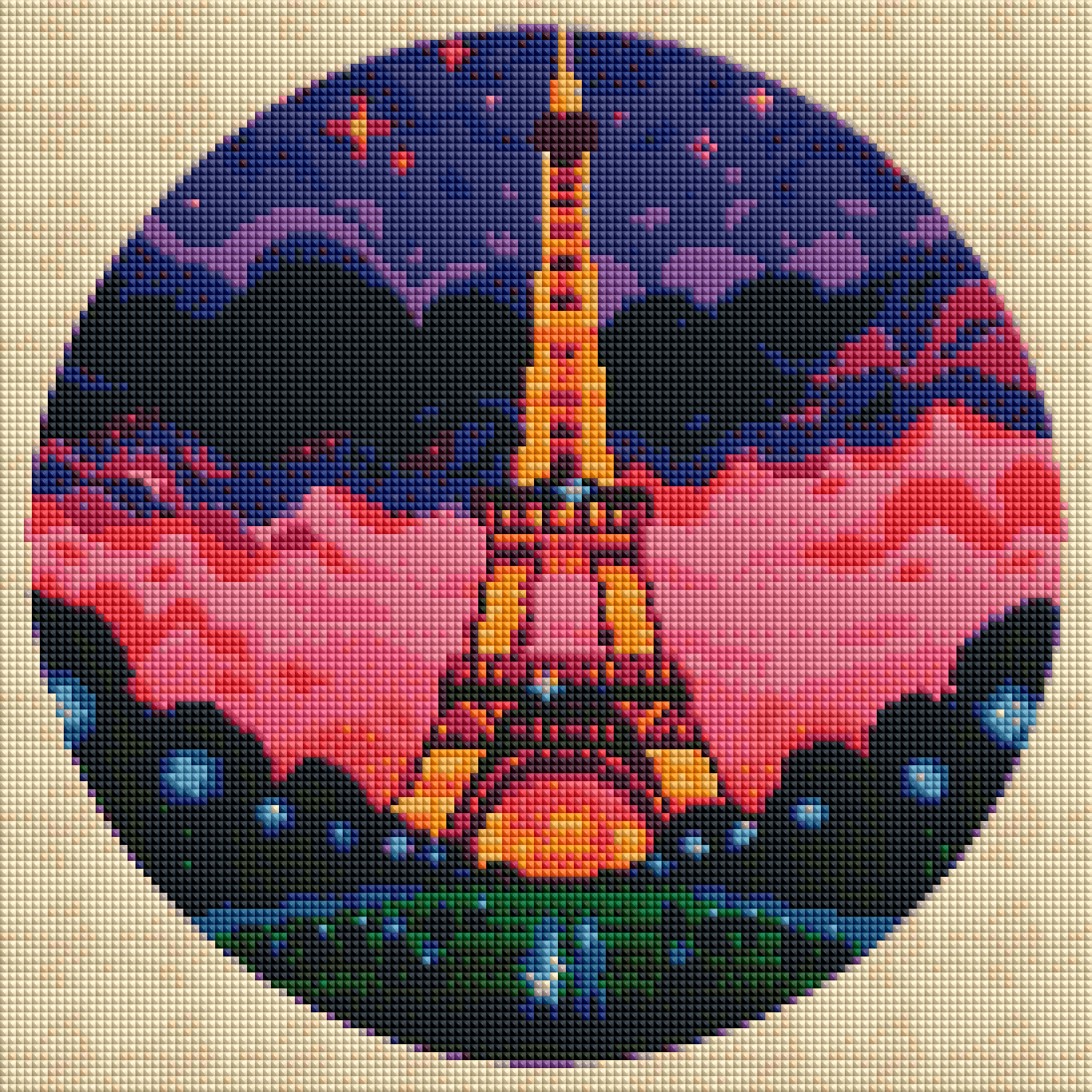 ZAi- 2781 Scenery Diamond Painting