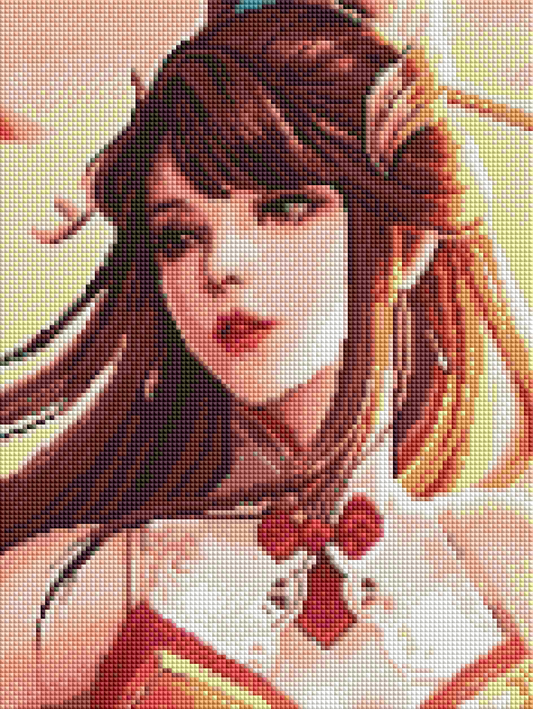 ZAi- 2810 ML Girl Diamond Painting