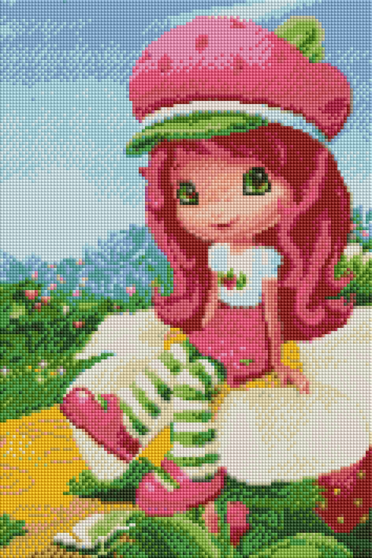 ZAi- 2812 Strawberry Girl Diamond Painting