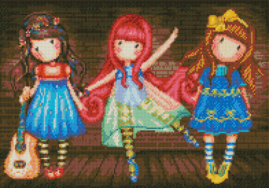 ZAi- 2813 Sisters Diamond Painting