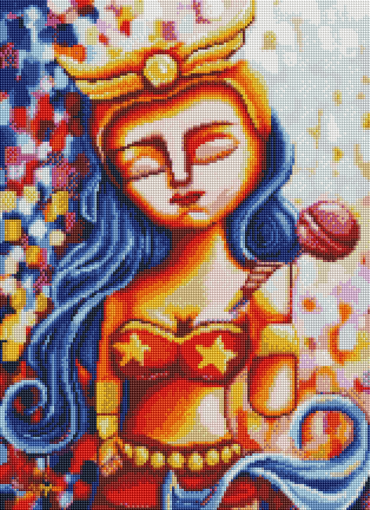 ZAi- 2814 Wonder Woman Diamond Painting