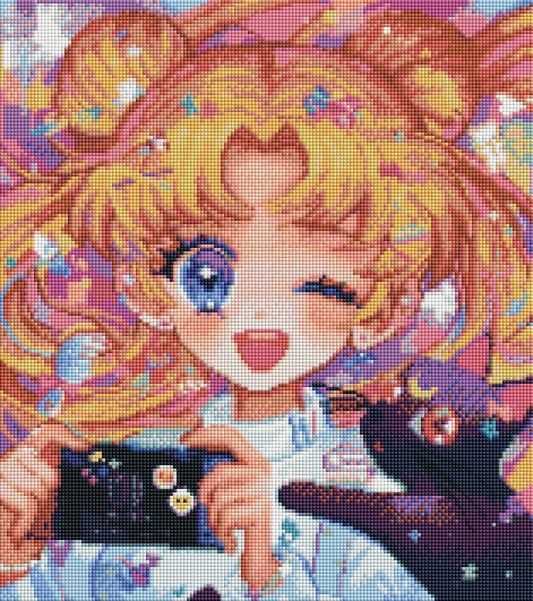 ZAi- 2817 Sailormoon Diamond Painting