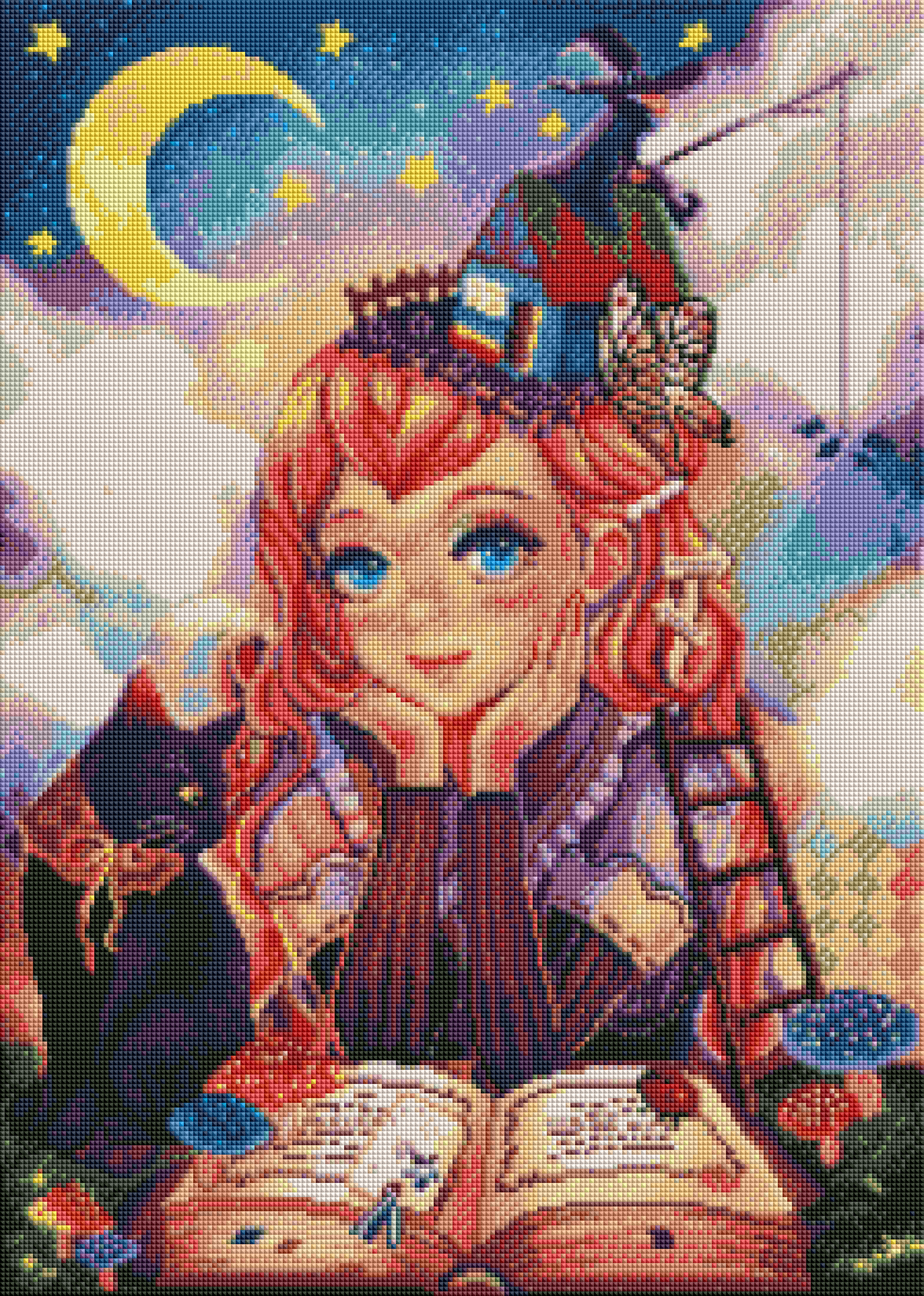 ZAi- 2823 Ash Witch Diamond Painting