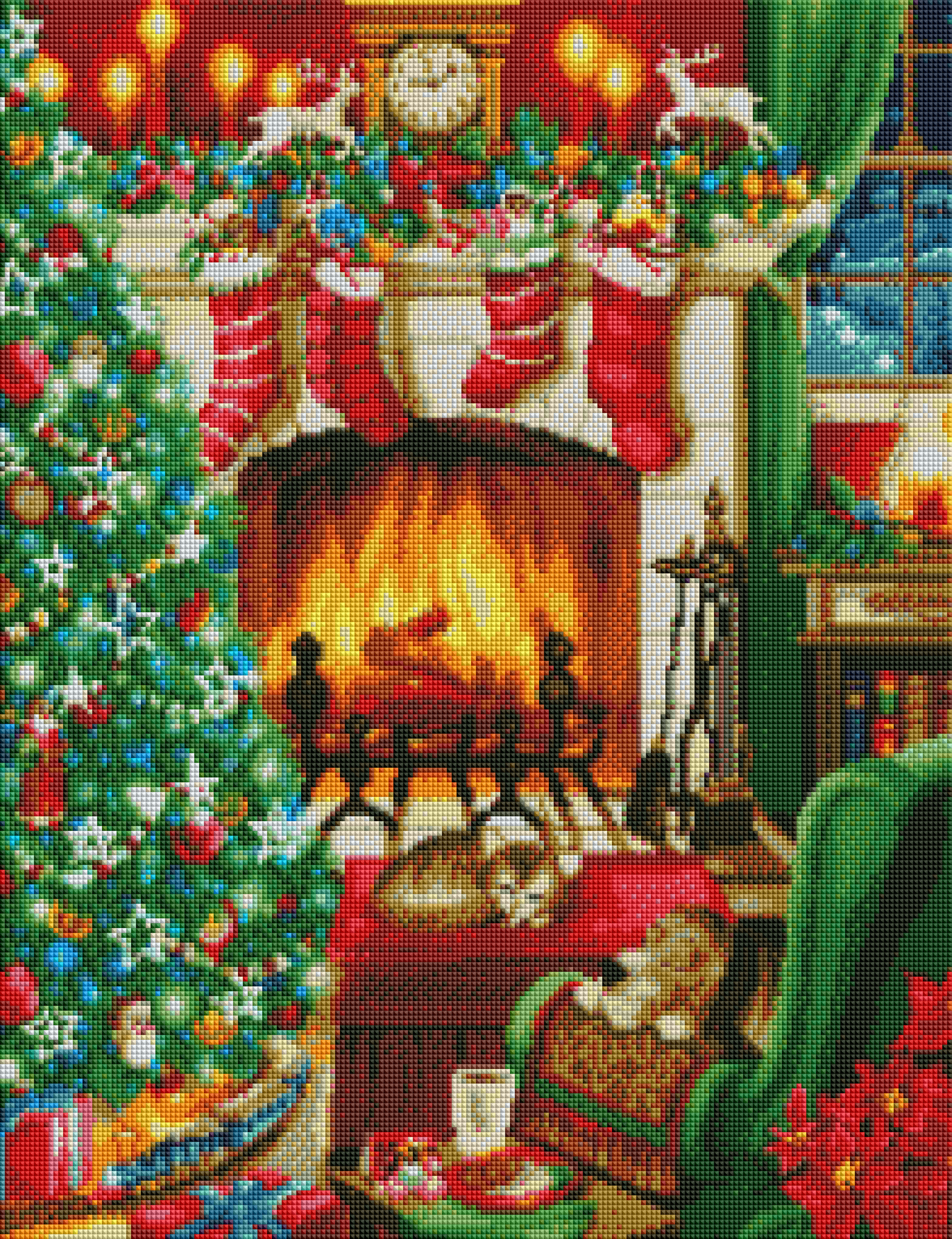 ZAi- 2825 Christmas Tree Diamond Painting