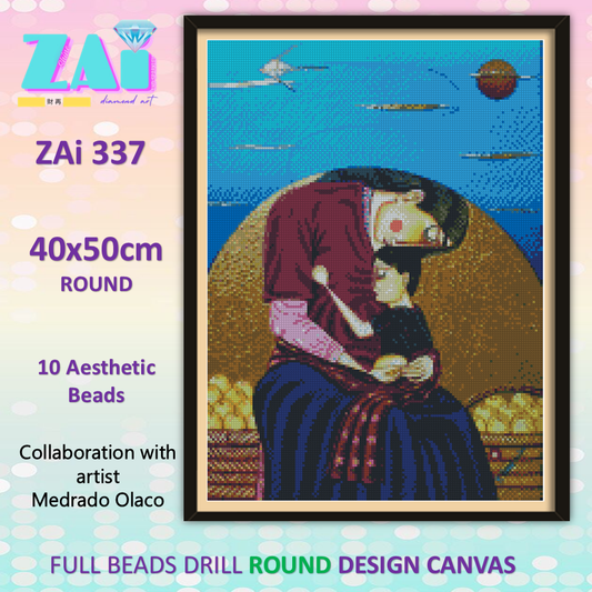 ZAi-337 Mother & Child Diamond Painting