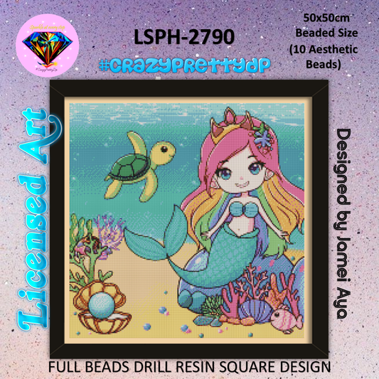 ZAi- 2790 Mermaid Diamond Painting