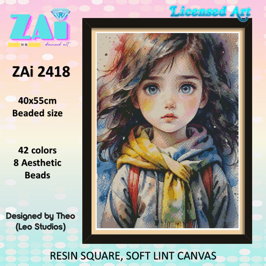ZAi-2418 Girl Diamond Painting