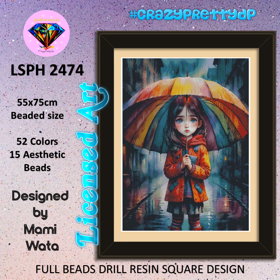 ZAi-2474 Girl Diamond Painting