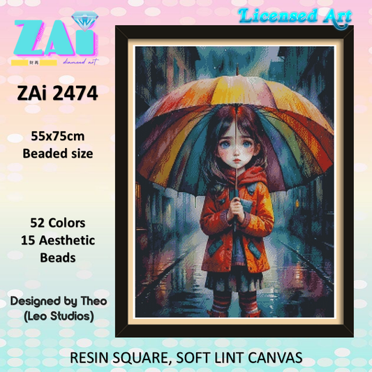 ZAi-2474 Girl Diamond Painting