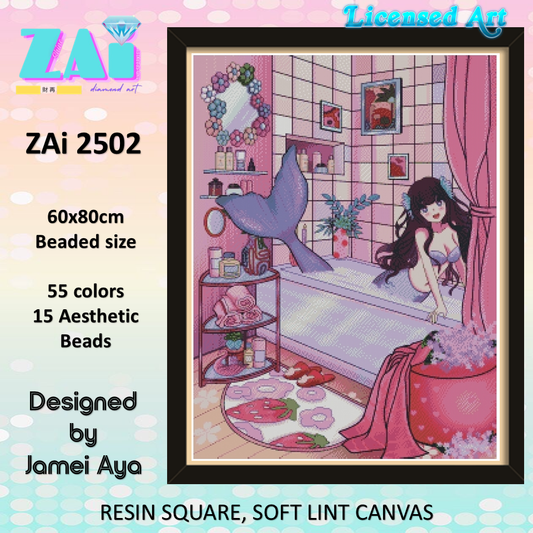 ZAi-2502 Mermaid  Diamond Painting*