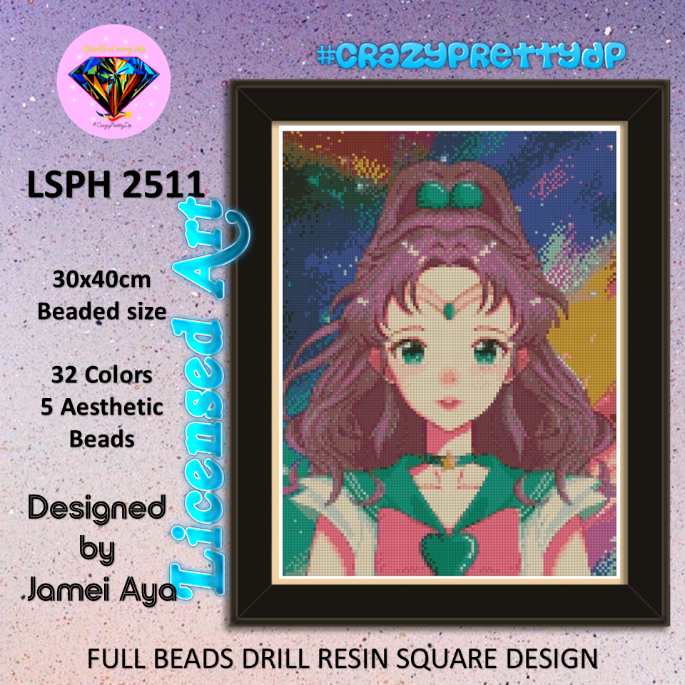 ZAi-2511 Sailormoon Princess Diamond Painting