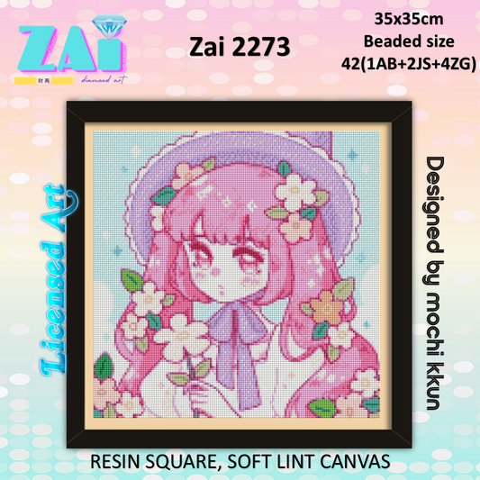 ZAi-2273 Kawaii Girl Diamond Painting