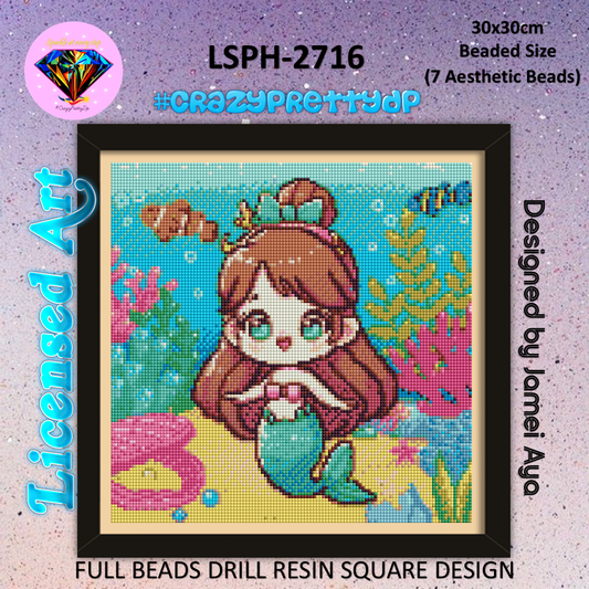 ZAi- 2716 Mermaid Diamond Painting