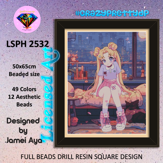 ZAi-2532 Sailormoon Diamond Painting