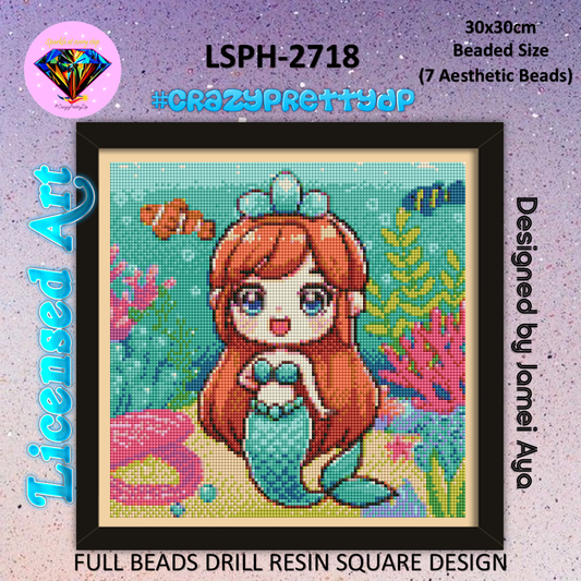 ZAi- 2718 Mermaid Diamond Painting