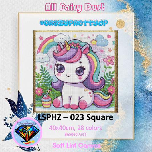 ZAiZ-023 Unicorn ALL FAIRY DUST Diamond Painting