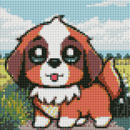 ZAi MINI-008 Dog 2 Diamond Painting